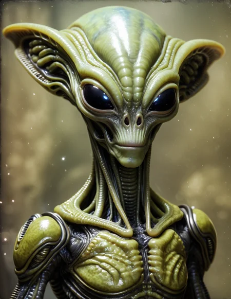 Bronze painting alien species  <lora:alien-species:.65>
