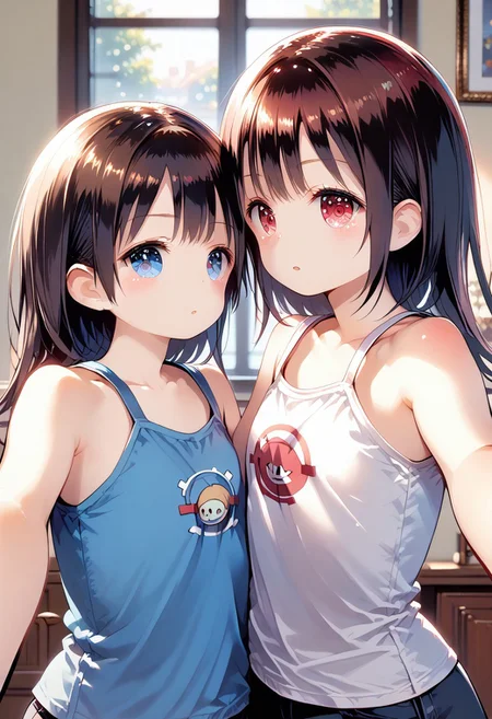 score_9, score_8_up, score_7_up, 1girl,FujisakaLP,high definition eyes, (masterpiece), (best quality), (ultra detailed),(disheveled hair),(illustration), (best shadow), detail1eye, Asian women pose in a room for a photo, ulzzang, sister looking in the mirror, 8K)), popular korean makeup, profile picture, beautiful girl, 8K selfie photo, cute - fine - face, popular korean makeup, Xision Wu, cute girl, korean girl, avatar profile picture, sakimichan, very high quality, super realistic realism, super refinement, high quality, 8k resolution, diverse style, bare shoulders without showing chest,