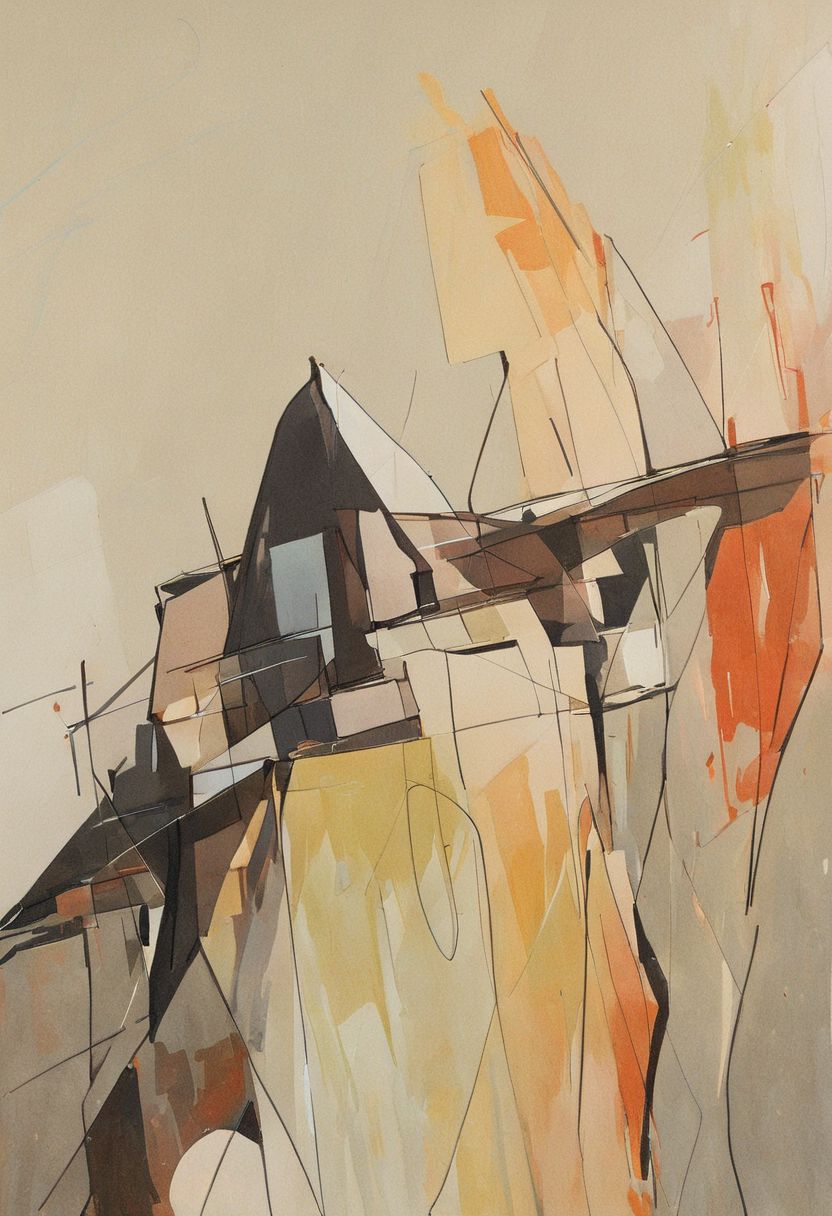 (Silhouette of a house on the cliff beside coast, flat painting background:1.5),
(abstract painting, impressionism, watercolor, oil painting brushstrokes, oil painting texture:1.3),
(brutalist architecture, BRIGHT green AND DARK BROWN color palette, curve LINE, circle, ellipse, core), AK, abstract, deconstruction, geometry, geometric composition,paint painting,harmonious colors, black frame,rectangle, tilt, flat painting, framex, horizontal, Constructivism, Fauvism,