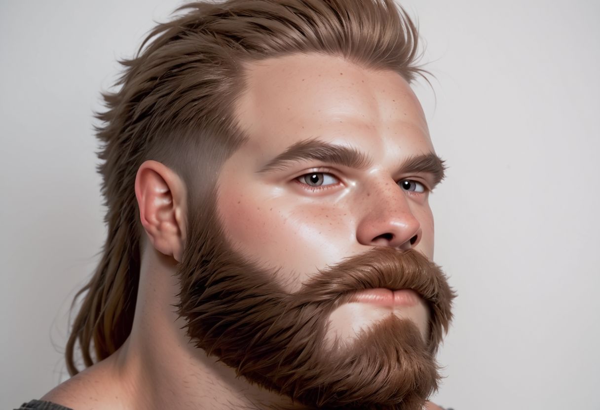 score_9, score_8_up, score_7_up, score_6_up, score_5_up, score_4_up, source_ cartoon, gay, 1boy, solo, sexy, rugged, (beard:1.9), [muscular|(musclegut:1.3)], , [massive|(stocky:1.3)], front profile, portrait, (twakastyle:1.5), (mullet:1.5), looking at viewer