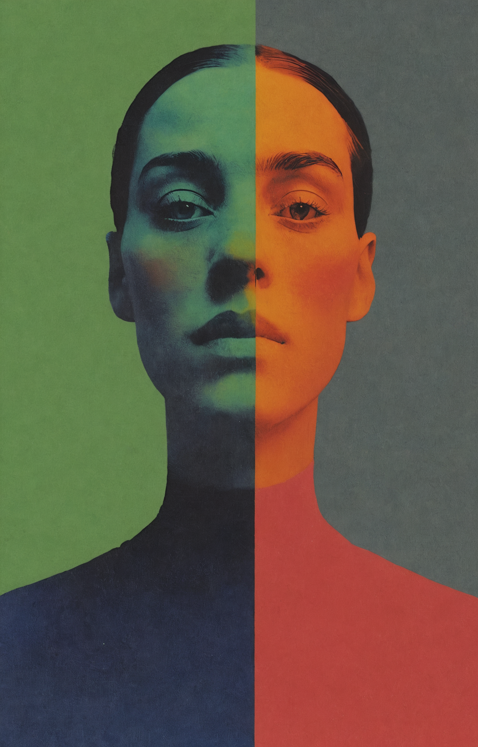 portrait of a person, avant-garde editorial cover inspired by dazed magazine, diffused soft light, solargram effect, film grain, mixed media screen print inspired by Hannah Höch, mark rothko,Guy Bourdin,hyper detailed   <lora:extremely_detailed:1> <lora:Graphic_Portrait_v2:1> <lora:sli-v1:1>