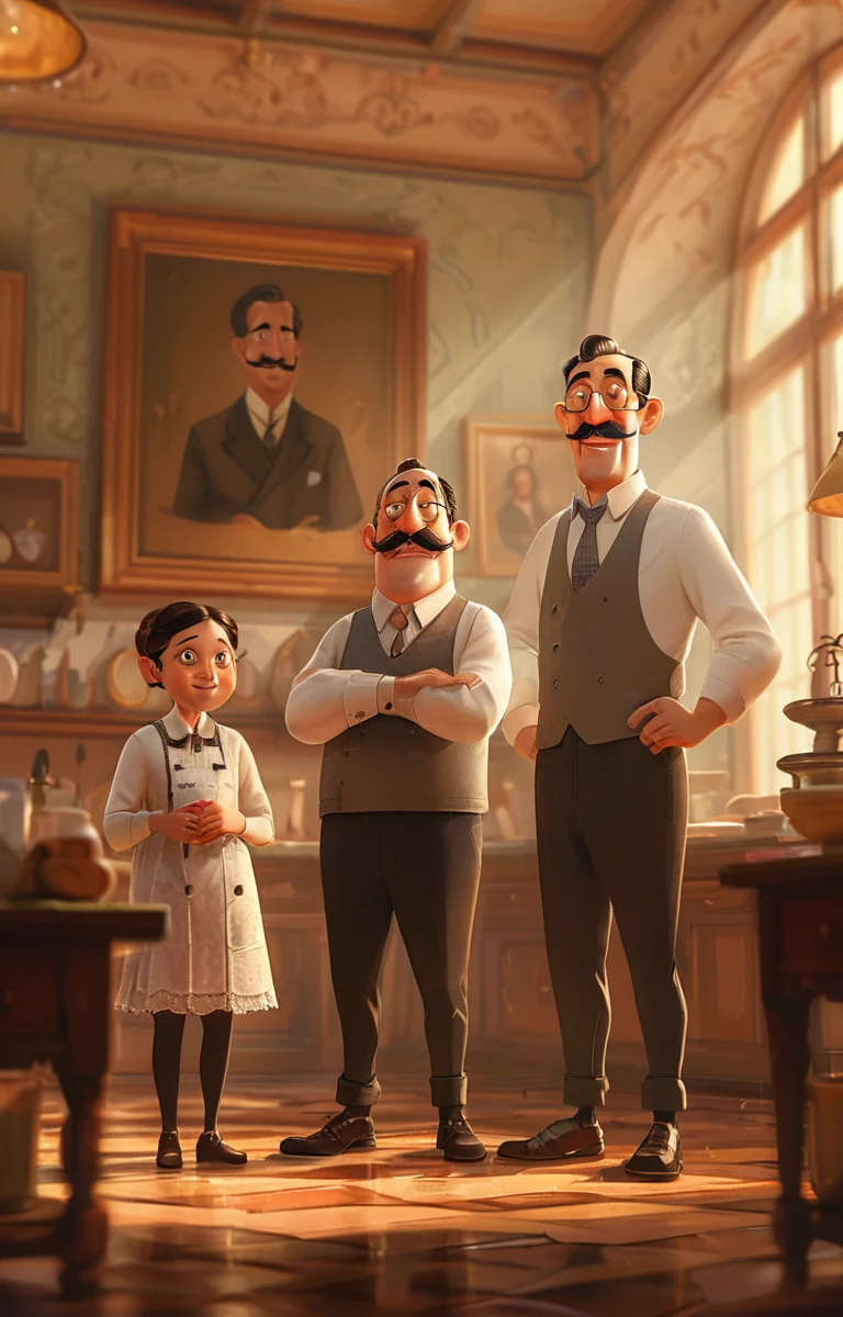 masterpiece,best quality,<lora:tbh2-sdxl:0.9>,illustration, portrait of family
