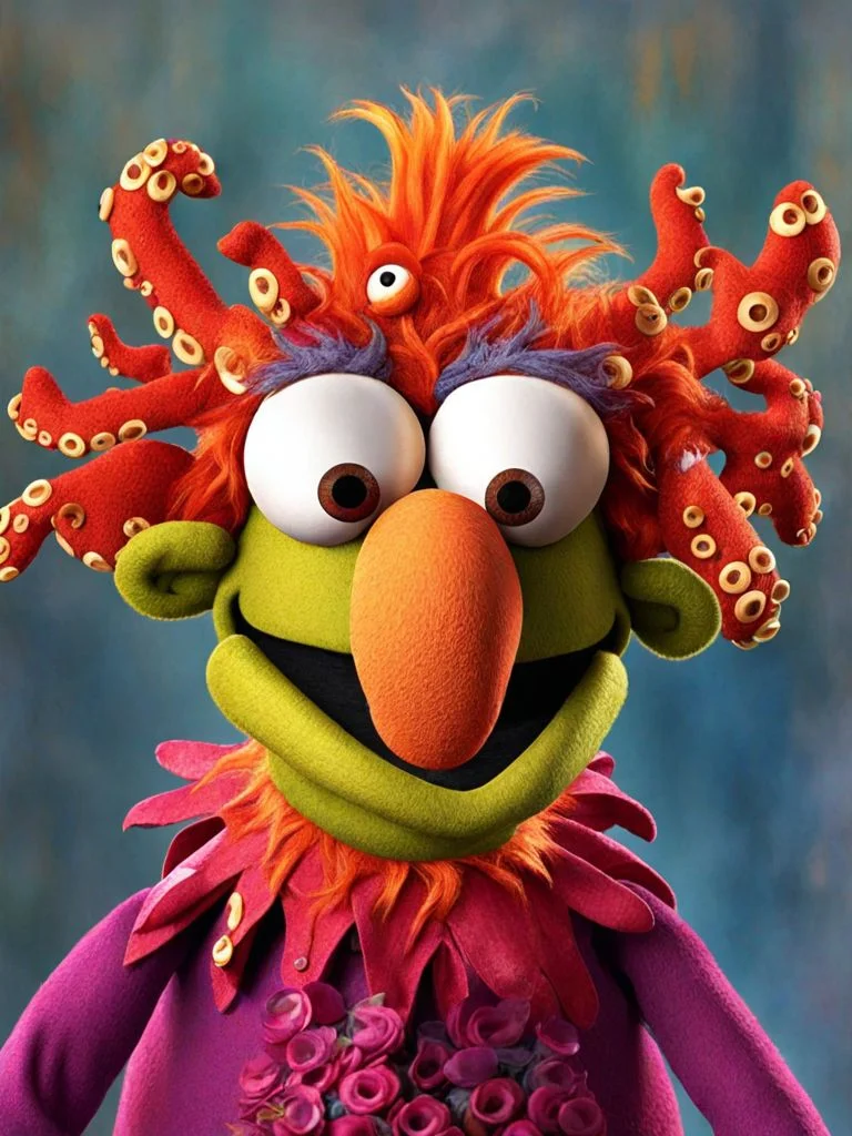 A muppet on the MuppetShow but the old gods are rising  <lora:SDXL-MuppetShow-Lora:0.5> <lora:Old_gods_rising_SDXL:1.0>