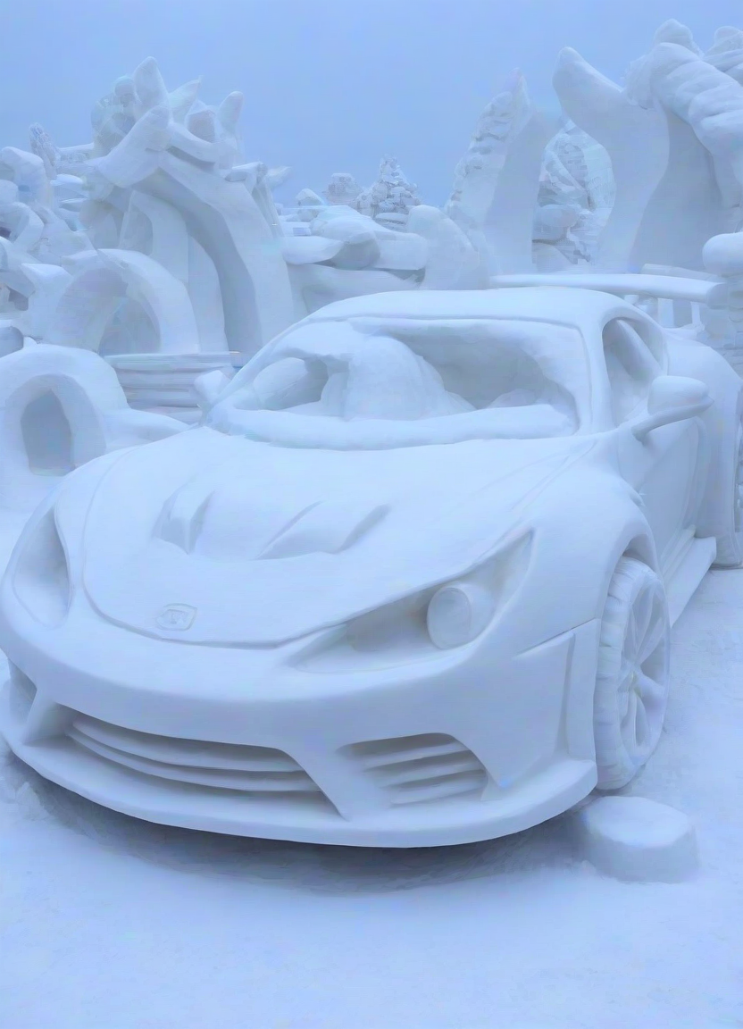 <lora:PE_SnowSculpture:0.8 >  PESnowSculpture,Snowsculpture,
beautiful sports car
masterpiece, high resolution, octance 4k, high detail,