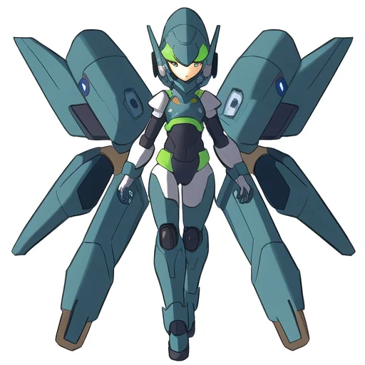 , (masterpiece:1.3), best_quality, absurdres, (solo:1.3), (1girl), full_body, science_fiction, android, <lora:reploidv2_merge2:1.0>