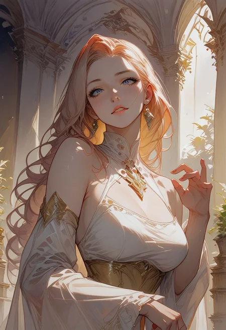 score_9, score_8_up, score_7_up,
1 princess,Random pose,
looking at viewer, seductive gaze,
zmzq,Expressiveh