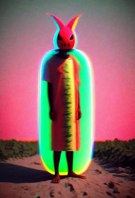 Documentary photograph, magical fantasy magic watermelon creature, cinematic light, high detail, beautiful, surreal, dramatic, warm colors<lora:Dreamyvibes artstyle SDXL - trigger with Dreamyvibes artstyle:1> Dreamyvibes Artstyle