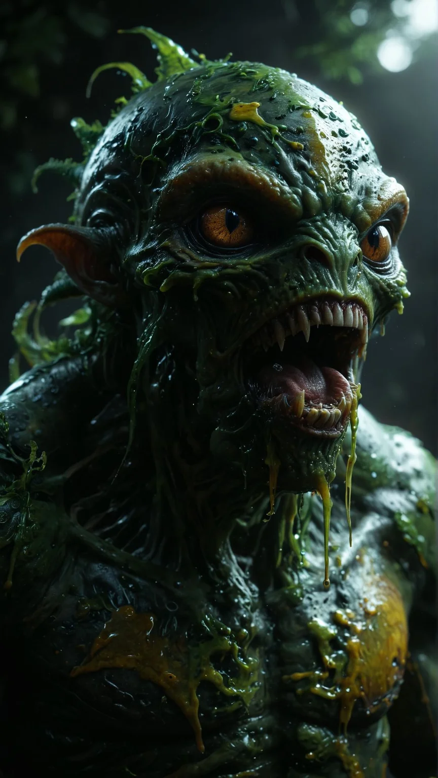 slime creature, fantasy computer game artwork, unreal engine 5
many details, extreme detailed, full of details,
Wide range of colors., Dramatic,Dynamic,Cinematic,Sharp details
Insane quality. Insane resolution. Insane details. Masterpiece. 32k resolution.
<lora:add-detail-xl:0.95> <lora:dvr-lnds-sdxl:0.3> dvr-lnds-sdxl <lora:MJ52:0.25> <lora:ral-apoctvisn-sdxl:0.3> ral-apoctvisn <lora:zavy-cntrst-sdxl:0.35> dark, chiaroscuro, low-key <lora:zavy-rmlght-sdxl:0.41> zavy-rmlght <lora:SDXLFaeTastic2400:0.225>