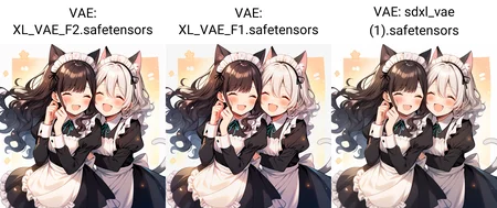 wavy hair, Maid clothes and cat ears,happy