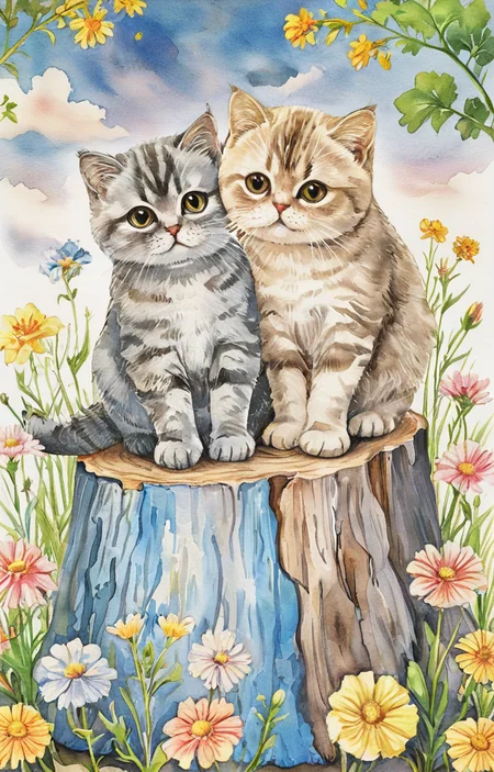 masterpiece,best quality,<lora:tbh31-sdxl:0.9>,illustration,cat portrait of idolmaster cinderella girls,
