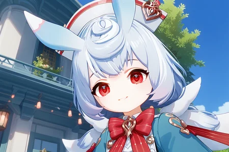 score 9, score 8 up, score 7 up, rating explicit,
detailed background, upperbody, detailed eyes, red eyes,
Sigewinne, 1girl, light smile,
looking at viewer, outdoors, sky,  <lora:Sigewinne.pony:1>