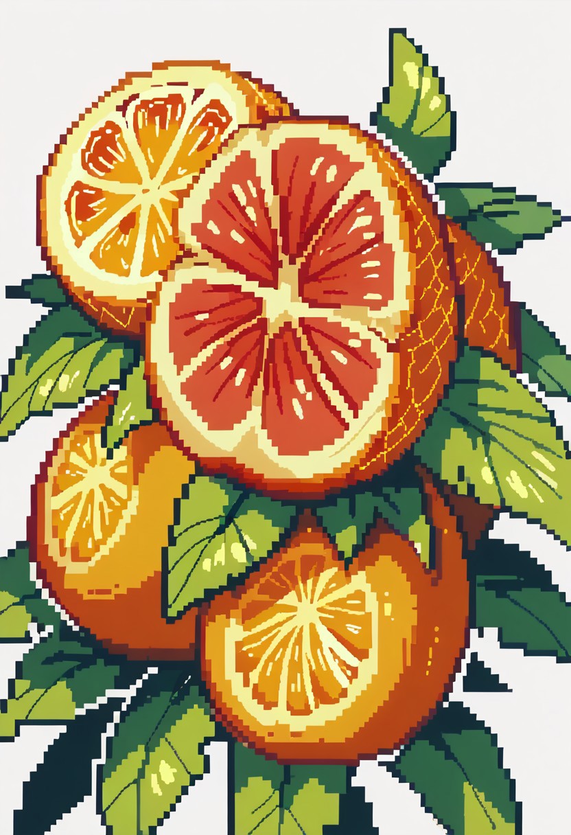 score_9, score_8_up, score_7_up BREAK Pixelstyle1, pineapple monster, big lemon eyes, fruit body, fruit creature, solo, solo focus, scary,