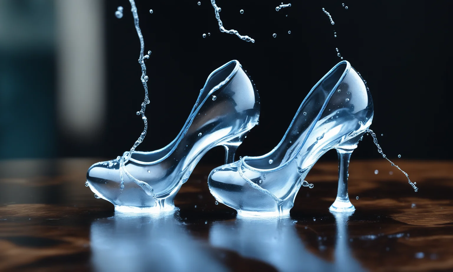 <lora:watercd_xl-000008:0.7>,a transparent water elemental pair of high heels made of (watercd_xl,wavy,brightness,contortion,abstract) in pool,water body,splash water,water drops,no humans,long-focus,tilt-shift,outdoors,on water,full body,cutie,cute,still life,front view,ethereal fantasy concept art,magnificent,epic,majestic,magical, emotional,harmonious,high budget,moody,epic,gorgeous,perfect lighting,realistic,photorealistic,photographic,photo (medium),real,moody lighting,volumetric lighting,reality ray tracing,8K,HDR,UHD,masterpiece,best quality,highly detailed,high resolution,finely detail,extremely detailed,ultra detailed,wallpaper