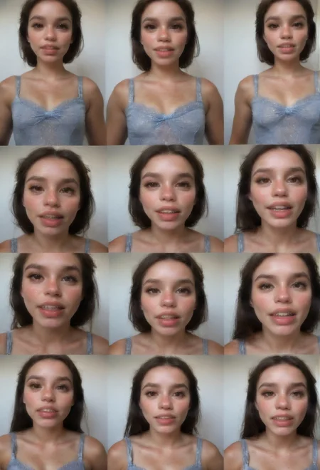 <lora:princess_rc_pony_v2:1.3> princess, Snow White rating_questionable,american apparel, 445l34z3, 1girl, realistic,solo, , 445l34z3mult1, multiple views, lingerie,portrait <lora:2000s_Indie_Sleaze:1.3> <lora:dmd2_sdxl_4step_lora_fp16:1> <lora:Braces_Only:1.4> br4c3f4c3