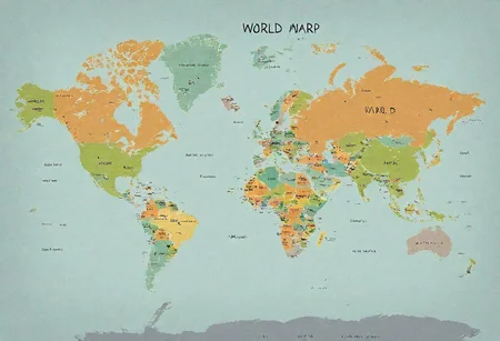 (World Map)