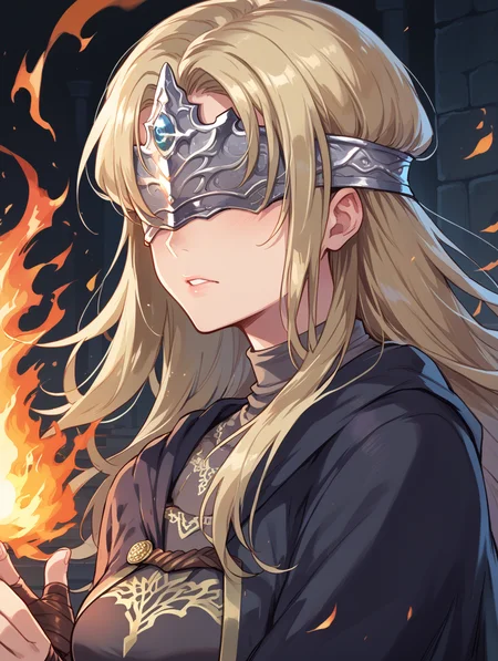 score_9, score_8_up, score_7_up,source_anime,BREAK,
Fire_keeper, blindfold,
<lora:Fire_keeper:1>