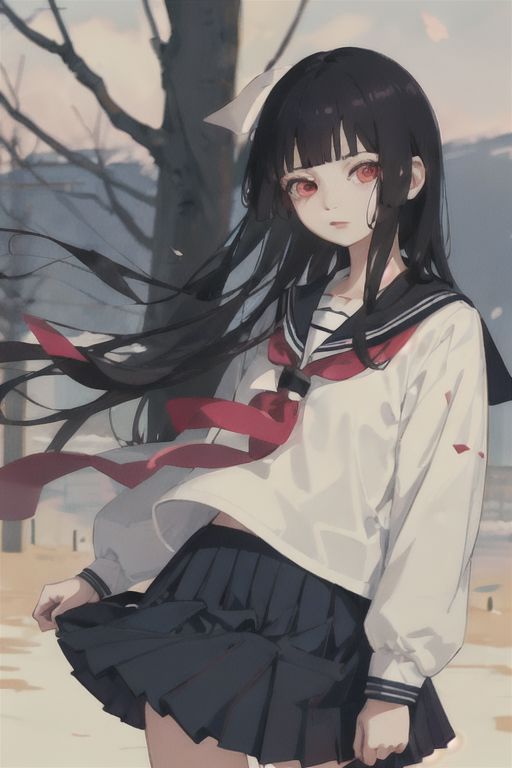 enma_ai 1girl, solo, school_uniform, sailor_collar, serafuku, white_sailor_collar, <lora:em_ai_v1-000008:1>