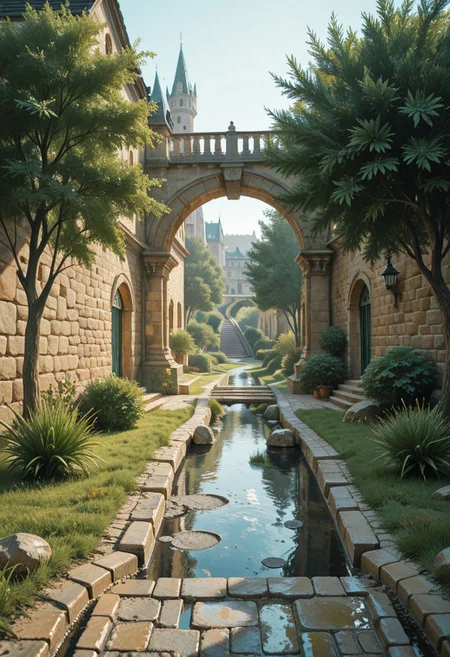 impressionism (1.5), perfect eyes, high detail, depth of field, (blurred background), (dramatic lighting),masterpiece, best quality,((asd123)),very aesthetic,8k, (( neon green-yellow)),
In this image we can see a building. On the left and right side of the image there are trees and plants. At the bottom there is water and stones. In the background there is a sky.. ,
masterpiece, best quality, amazing quality, very aesthetic, perfect, eyes, grown, 24yo, (USNR), (r17329_illu)
,outdoors, sky, day, water, blurry, tree, no_humans, window, depth_of_field, grass, plant, building, scenery, reflection, rock, stairs, city, bush, road, fantasy, architecture, bridge, river, castle, waterfall, puddle, path, arch, reflective_water, pond, stone_stairs, cobblestone