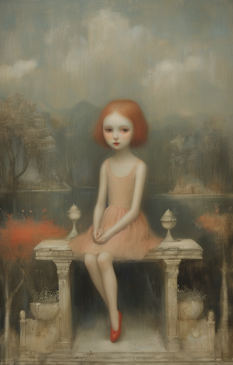 masterpiece,best quality,<lora:tbh278-sdxl:0.9>,illustration,style of  Stephen Mackey, tech genius teenage girl