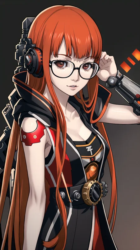 <lora:Persona5FutabaSakura:0.8> Persona5FutabaSakura, 1girl, glasses, long hair, orange hair, <lora:Techpriest - Adeptus Mechanicus:0.8> mechanical arms, steampunk, hood, robe, techpriest, masterpiece, best quality, extremely detailed, highly quality, 4k, sharp focus, professional, sharp focus, award winning, cinematic lighting, octane render, unreal engine, volumetrics dtx, Wallpaper,