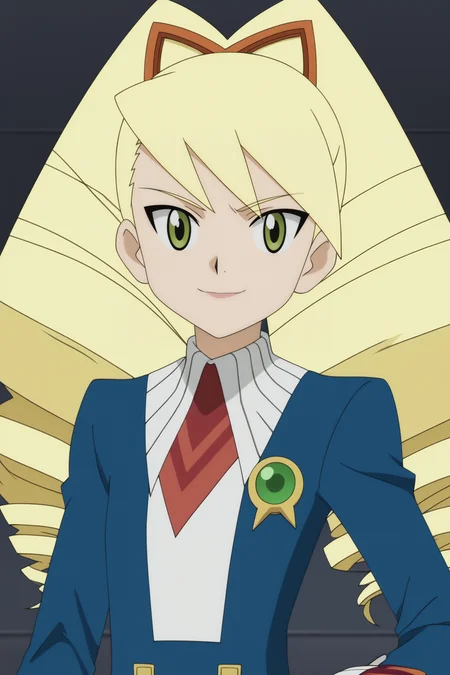 score_9, score_8_up, score_7_up, source anime, prefect lighting, very aesthetic, BREAK, anime coloring, anime screencap,
<lora:luna_platz_mega_man_v1-pony6:1>, 1girl, luna platz \(mega man\), mega man star force \(series\), green eyes, blonde hair, twin drills,
echo ridge school uniform, upper body,
BREAK, looking at viewer, light smile,
BREAK,