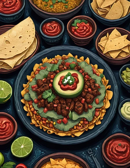 novuschroma81 style mexican food illustration <lora:novuschroma81 style:1> <lora:FaeTastic Details:1>