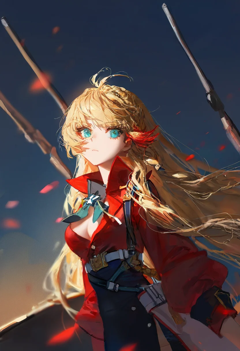1girl, howe \(azur lane\) \(role\),azur lane, quasarcake,(ningen mame:0.9),ciloranko,sho \(sho lwlw\),(tianliang duohe fangdongye:0.3),ask \(askzy\),wlop,
, solo, long hair,bangs, blue eyes, blonde hair, medium breasts,aqua eyes ,very long hair, braid, red hair, multicolored hair,
, highres,best quality,masterpiece,
<lora:howe:0.7>