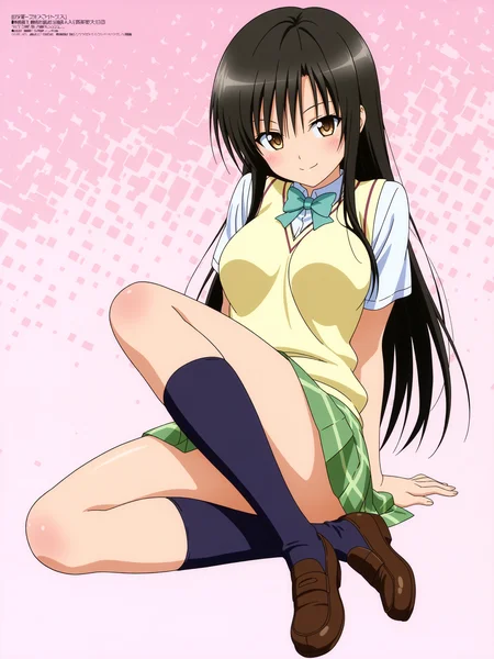 <lora:Kotegawa:1>,kotegawa,full body,seductive smile,school uniform,