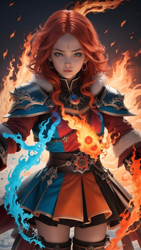 colorful, fire & ice,
faize,
<lora:add-detail-xl:1.5>, (masterpiece), best quality, uhd, highres, realistic