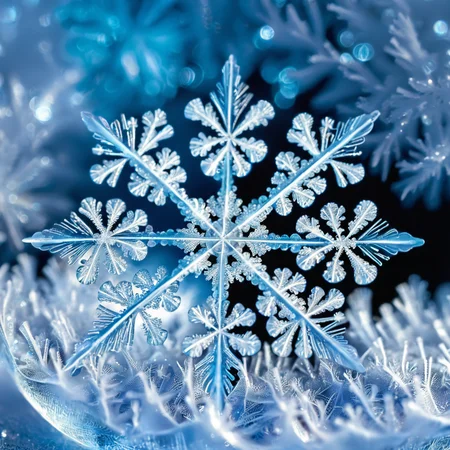 Macro Photography, microworldslora, snowflake, close-up, macro 100mm, macro photography