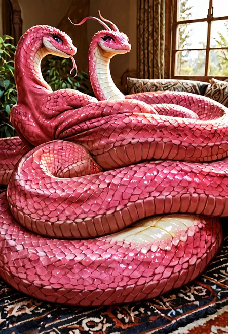absolute perfection,kftenhance,((epic-wild-life, epic-Ultra-HD-highlights, photo-realistic, reptile, upscaled-resolution, source_real, ultra-realistic, video-quality, HDR,Hero, (detailed scales:1.4), rating_safe, photo of a multiple girls, 3girls, [analien:.5|snake_girl|snake], intense, cuddling, [anthro|feral], kisla, Serpentes_body, white scales, pastel pink underside, (devious smirk), [cyan scale|beauty marks],(neon pink eyes:1.3), Serpentes,tail, cyan eyeshadow, cyan eyeliner, ass, eye_closed, fang, looking_at_viewer, indoors, multicolored_scales, lying, on_stomach, window, >_<, curtains, from_behind, tail, single thighhigh, looking_at_viewer, blush, ((presenting cloaca, moist dripping cloaca)) soft lighting, ultra detailed, photographed on a Panasonic Lumix GH6, FE 80mm lens, F1.8,