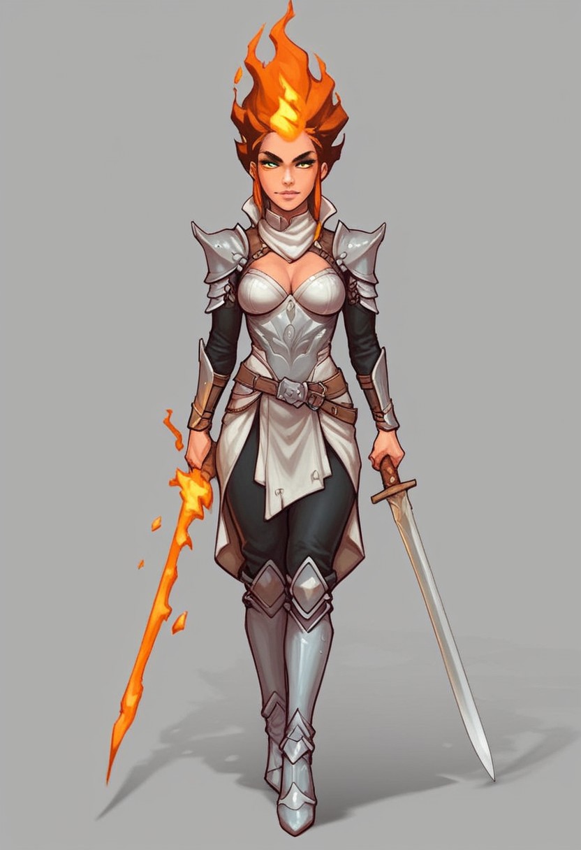 ((bestifacator, holding, black glowing eyes, dynamic pose, long fire hair))
((((full-clothed)))), ((long big sword in hands, sword in hands))
BREAK 
(((((in ruined medieval castle, burned background))))))
score_9, score_8_up, score_7_up, score_6_up, source_cartoon, rating_explicit, Expressiveh, (((((full body))))), dynamic pose