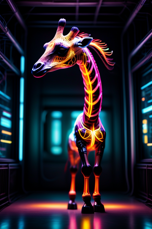 ((Ultra Long Exposure Photography)) high quality, highly detailed, Colorful beautiful isobug bio-mechanical [giraffe] giraffe character silhouette (made of millions of ultra bright neon strings) inside a spaceship, set against a celestial vista filled with stars, a crescent moon, and the captivating Milky Way, beautiful silhouette, by yukisakura, high detailed, (vivid_tones:1.25), (red:1.1), (green:1.1), (blue:1.1), (yellow:1.1), <lora:isobug:1.00> <lora:difConsistency_detail:0.35> <lora:more_details:0.45> <lora:speedy1p5:1.15>