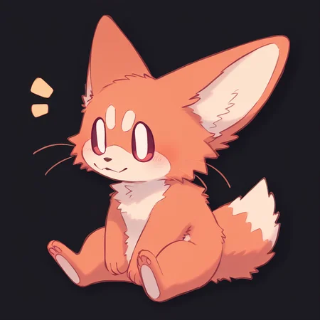 <lora:ToonyTeeth:1> (furry:1), no humans, black background