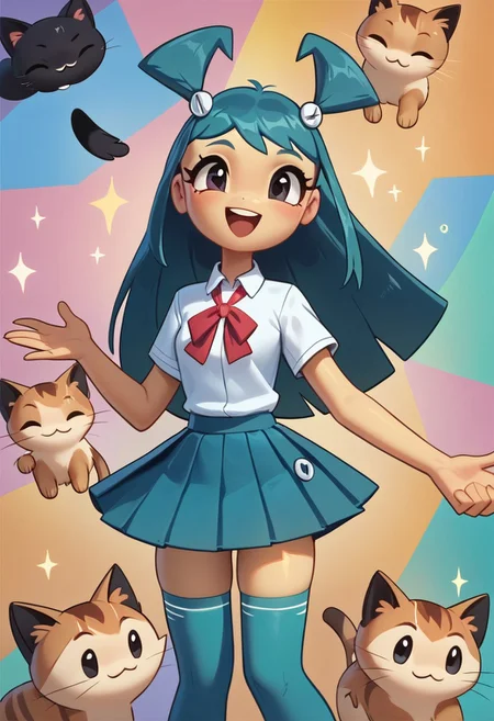 score_9,
score_8_up,
score_7_up,
score_6_up,
score_5_up,
score_4_up,
young face,
skinny,
thin thighs,
small,
standing,
adorable,
petite,
round face,
18 years old,
cutest girl in the world,
Xj9_\(My Life as a Teenage Robot),
stockings,
bright colorful space,
face,
school uniform,
full HD,
source_anime,
Perfect Hands,
perfecteyes,
unicorn horn,
pegasus wings,
happy,
perfect body,
pretty face,
best quality,
long eyelashes,
natural skin,
eyelashes,
looking at viewer,
masterpiece,
perfect anatomy,
cute,
girl,
cat-ears,
beatiful,
cute face,
highly detailed background,
high quality,
prefect hands,
smile