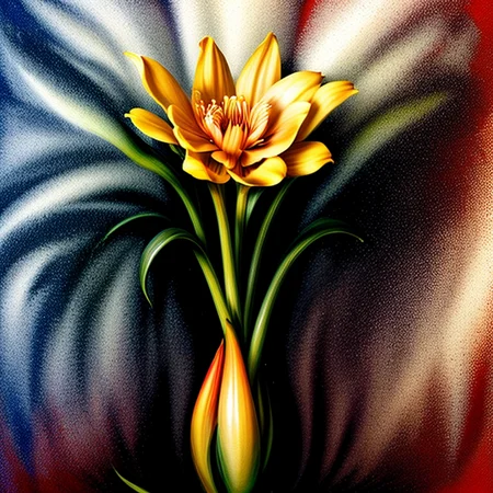 Authentic photographs featuring a vase brimming with vibrant GeorgiaOKeeffeFlowers flowers, (( red theme)), capturing the vivid hues and water droplets cascading. A detailed close-up explores the intricate cleavage, employing ultra-realistic photography with a digital SLR. The composition is enhanced with professional color grading, ensuring a clean and sharply focused image. The photo shoot employs epic composition techniques, achieving ultra-realistic and hyper HD results, emphasizing intricate details through HDR and 8K resolution. <lora:difConsistency_detail:0.45> <lora:more_details:0.55> <lora:speedy1p5:1.15>