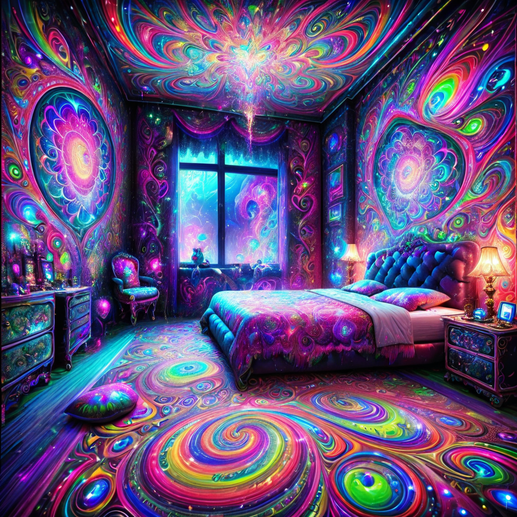 masterpiece,
psychedelicdream, bedroom
, <lora:PsychedelicDream-xl-10:0.8>