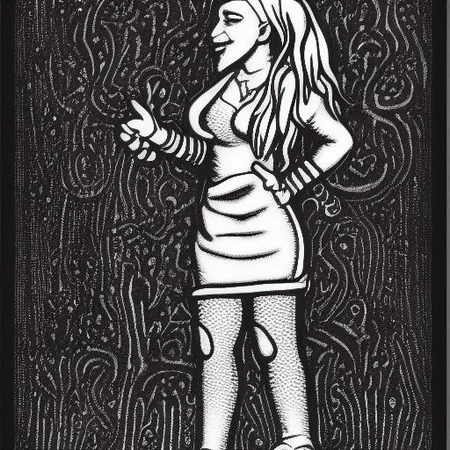 r-crumb-style woman