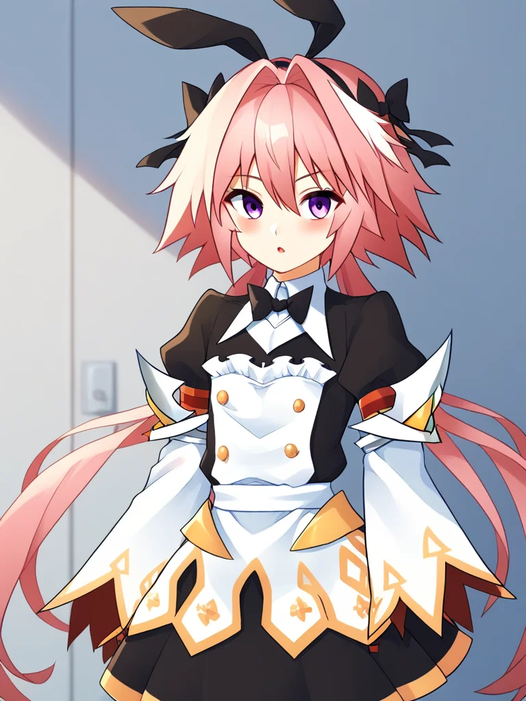 score_9,score_8_up,score_7_up,<lora:fgo_179_a1:1>,1boy, character: astolfo_(fate), character: astolfo_(saber)_(fate), character: astolfo_(saber)_(third_ascension)_(fate), solo, male_focus, looking_at_viewer, blush, purple_eyes, long_hair, multicolored_hair, pink_hair, streaked_hair, white_hair, hair_bow, hair_intakes, hair_ribbon, low_twintails, twintails, skirt, bow, bowtie, crossdressing, ribbon, otoko_no_ko