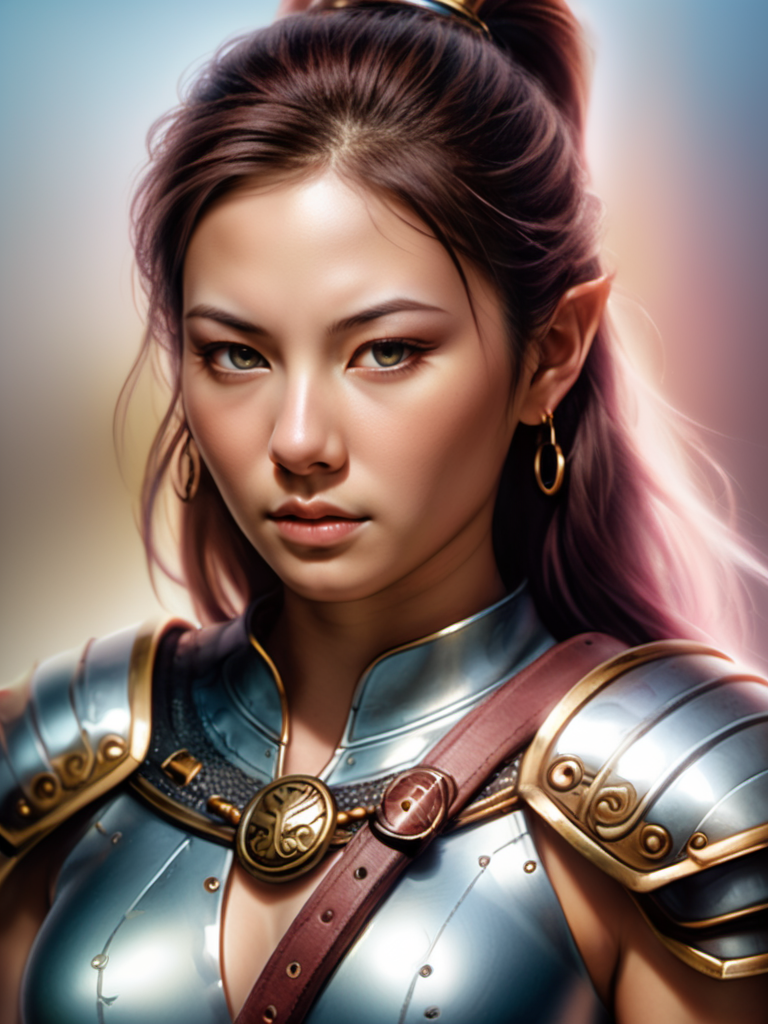 bgport style, realistic, photo, detailed pastel oil painting illustration, close up focus, light leak, reflections,
asian female warrior
<lora:bgportrait4:.5>