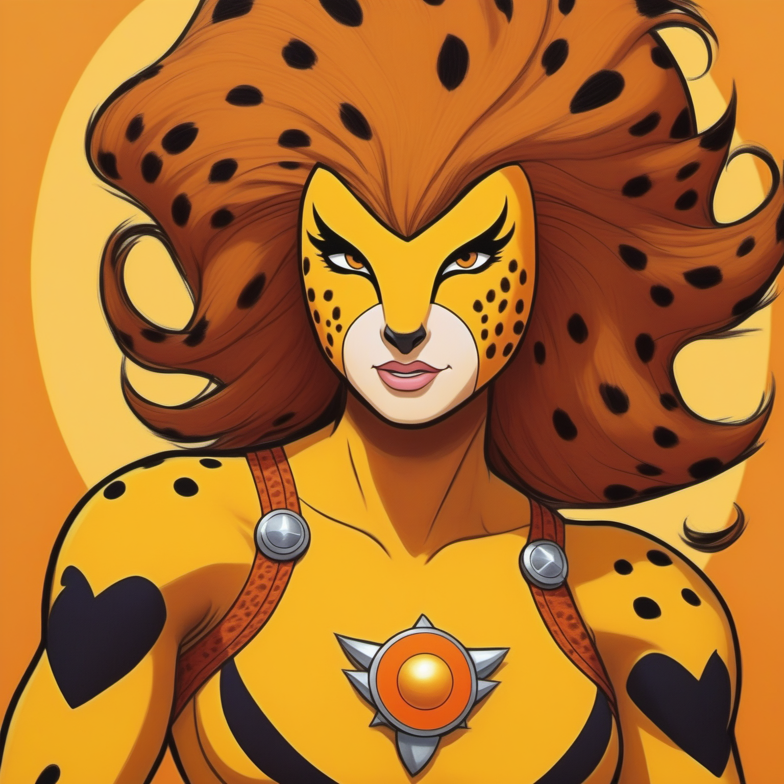 breathtaking ,
(best quality:1.33), (masterpiece:1.42), (detailed:1.15), (cartoon:1.3), photoshoot of amazing the CheetaraQuiron character, 1girl, upper body, looking at viewer, simple background ,
award-winning, professional, highly detailed,
<lora:SDXL1.0_quiron_Cheetara_v4p_Lora:1>