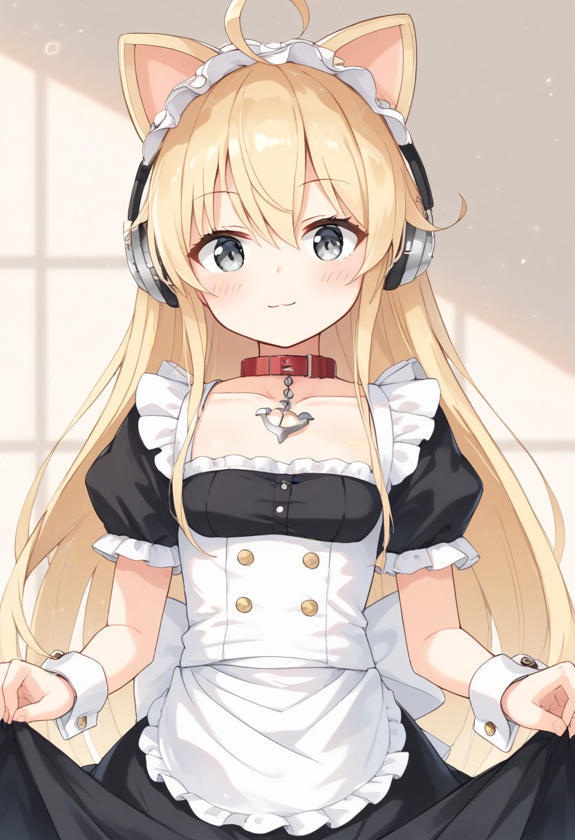 <lora:albacore_XL-bf16-pony-v1:1> 1girl, albacore \(azur lane\), maid, BREAK score_9, score_8_up, score_7_up, BREAK source_anime, best quality, masterpiece, uncensored,<lora:sdxl_lightning_4step_lora:1>(clear eyes:1.2),(4 finger:0.5),zPDXLpg