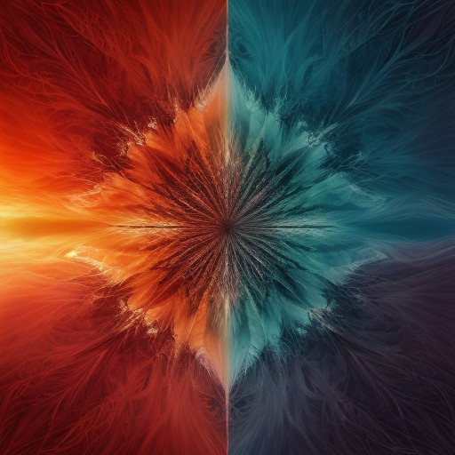 Fractal sunset