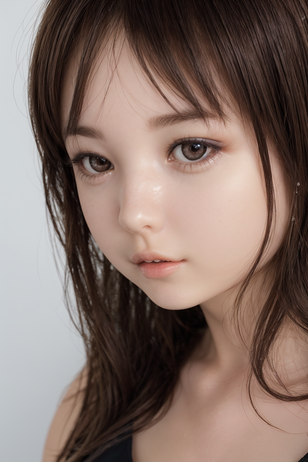 best quality, extra resolution, portrait of (AIDA_LoRa_DSnina:1.33) <lora:AIDA_LoRA_DSnina:0.66> as beautiful girl, pretty face, (rseemma:1.1) <lora:RSERomantic_RSESofiko_RSEEmma-v1:0.2>, close up, naughty, sexy, flirting with camera, cinematic, studio photo, kkw-ph1, light theme <lora:lit:0.4>, white background, sharp focus, sharp shadows