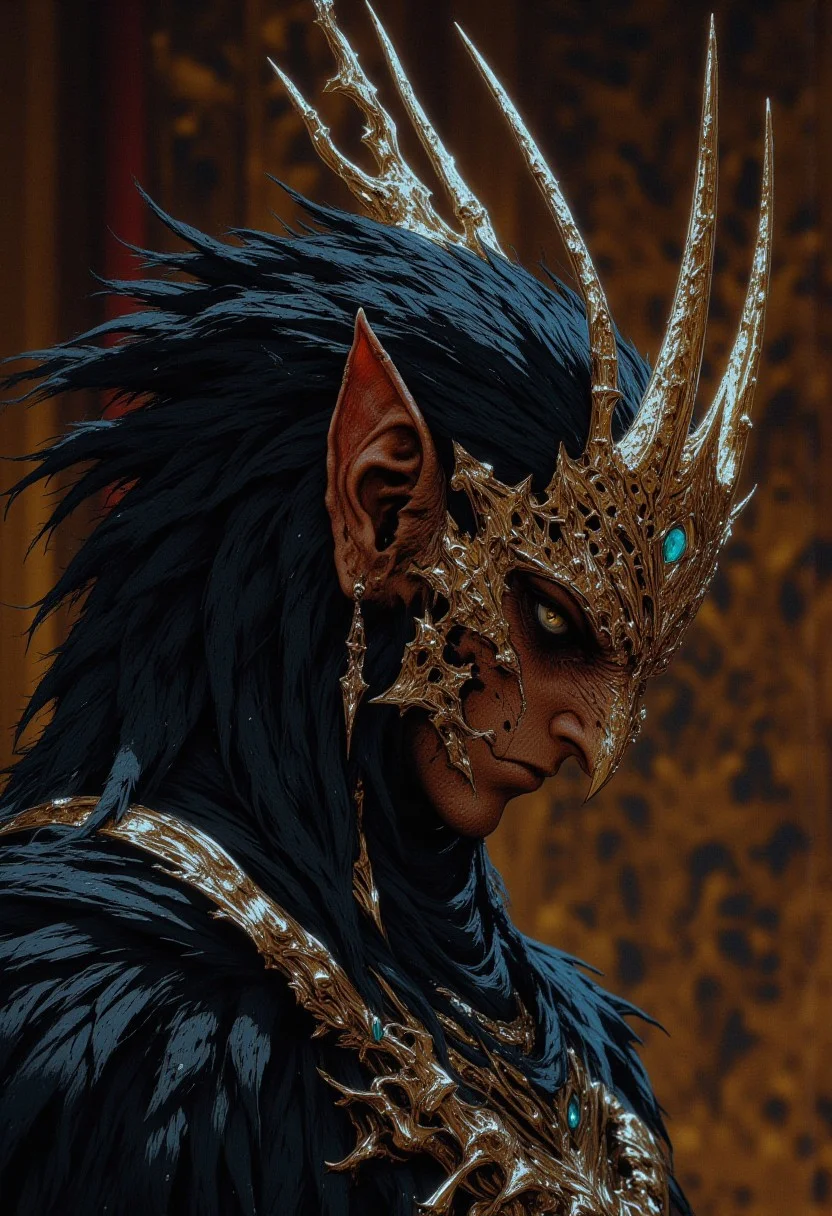 "That is a harpy from the Xardoon Sea. Very few remain. They are partial to the flesh of drowned sailors, and when a ship is doomed they come to keep vigil."