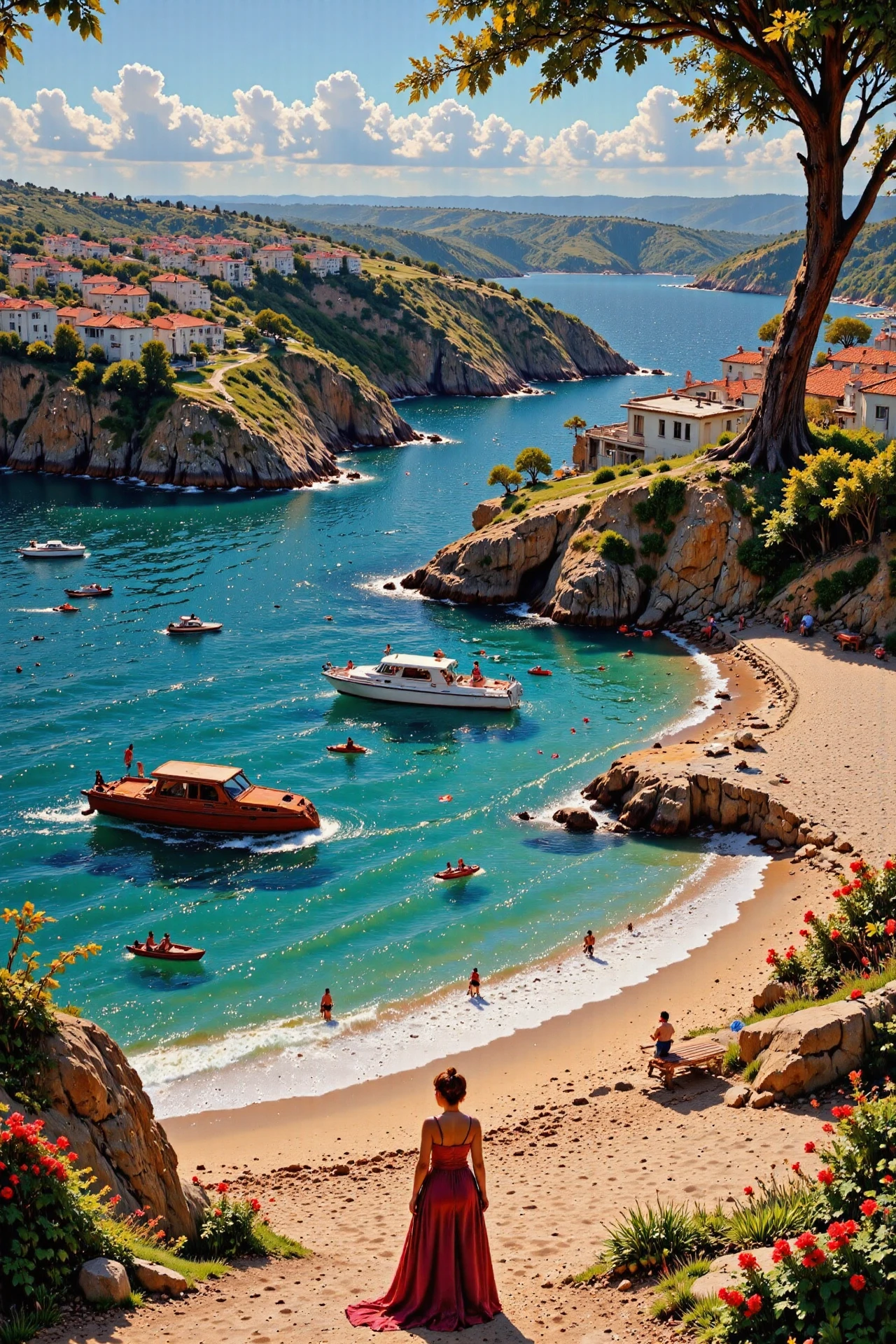 (ocean:1.3),  beautiful (Maltese) fantasy landscape,  day, woman, very intricate, very detailed, sharp, colorful, <lora:Hand v2:1> <lora:Anti-Blur:1> <lora:Insane Detail Slider:0.5>  <lora:Flux.1_Turbo_Detailer:0.6>  <lora:flux photo transparent beta:0.8> <lora:flux.1_lora_flyway_Epic-detail_v2:0.6> <lora:Painterly01b_CE_FLUX_AIT:0.8> pntrlyCE_style, <lora:FluxMythP0rtr4itStyle:0.8> mythp0rt