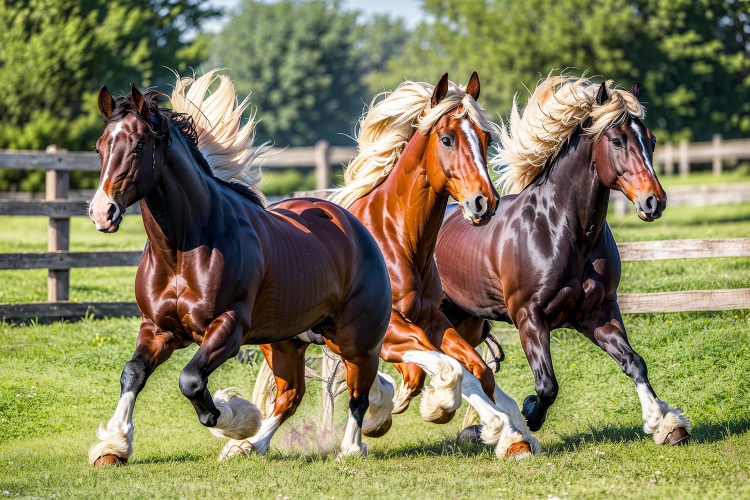 (masterpiece, best quality:1.2), ultra-detailed, group of GypsyVanner horses, (realistic:1.5), <lora:EdobHorse_v1.0:0.8>