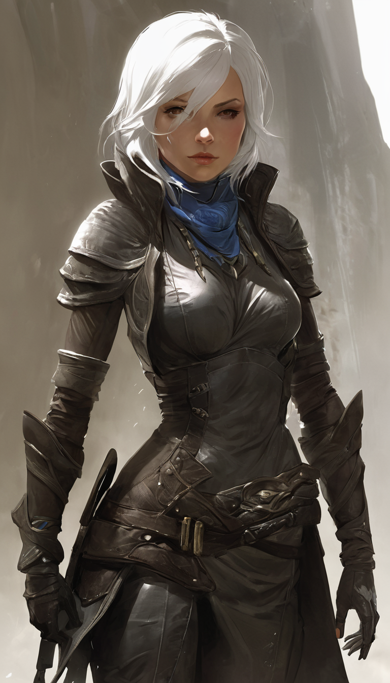 Cinematic scene, close up, portrait, mysterious female rogue, masterpiece, best quality, high quality, highres, absurdres, vivid, Guild Wars 2 <lora:guild_wars_xl_v4:1>