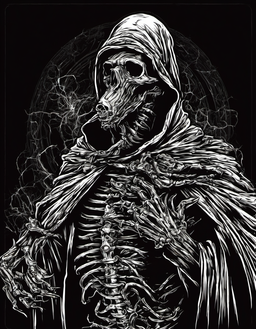 metal_tee,  Dr Plague., vector digital illustration, (black background:1.5) <lora:metal_tee_sdxl:1>,