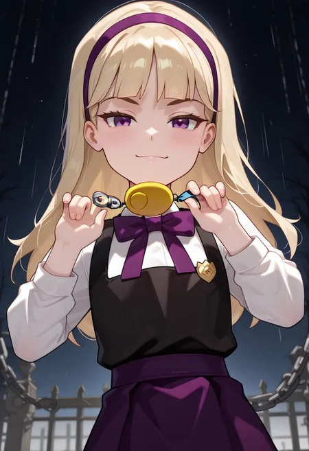 highres, best quality, masterpiece, justice_girl, cpbt, crime prevention buzzer